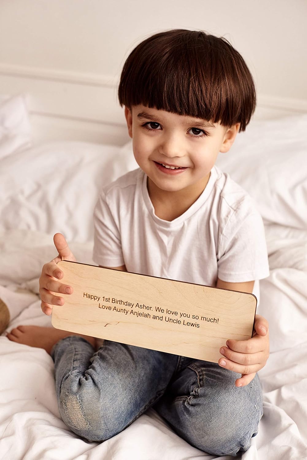 Pabawa Personalized Name Wood Puzzle Baby Gift 1