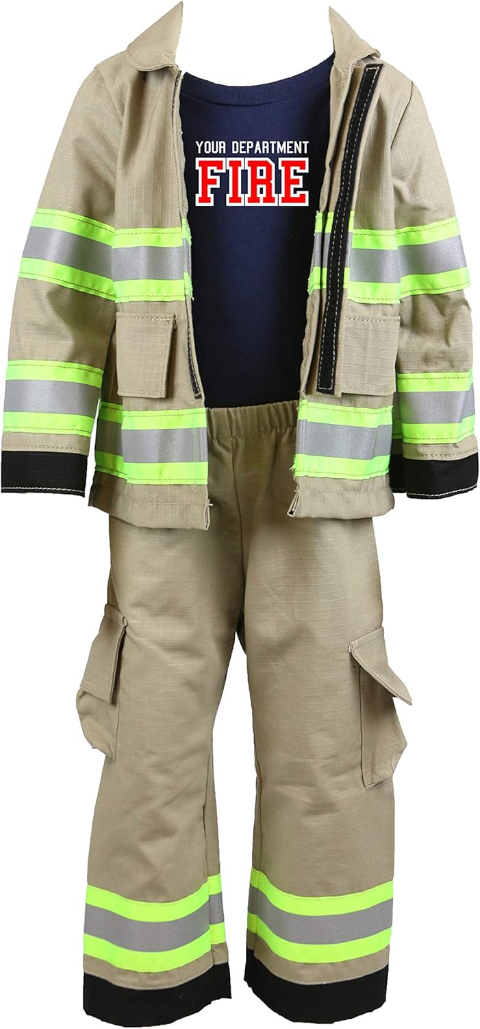 Firefighter Personalized Toddler 3-Piece Outfit