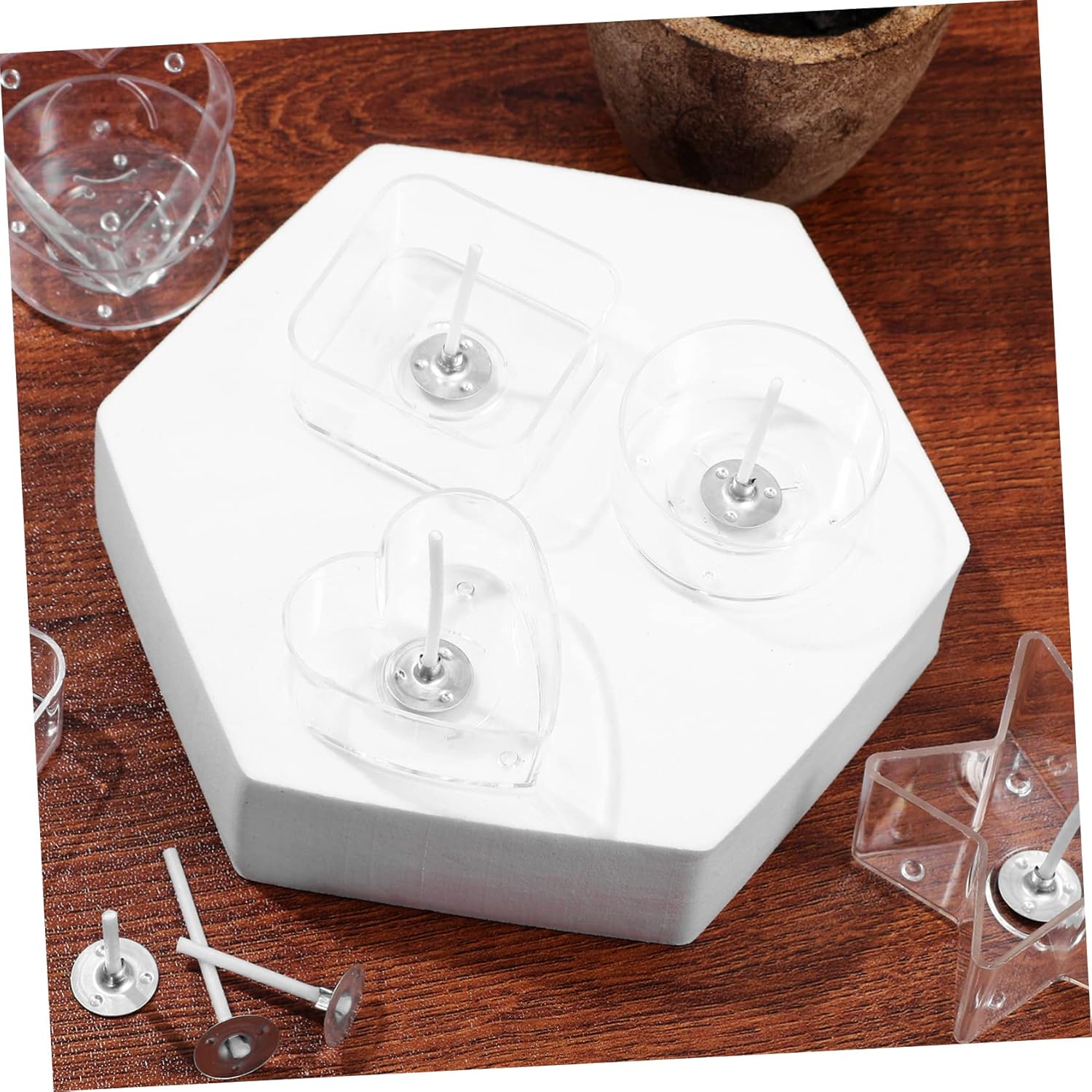 KONTONTY 12-Piece Tea Light Candle Holders Set