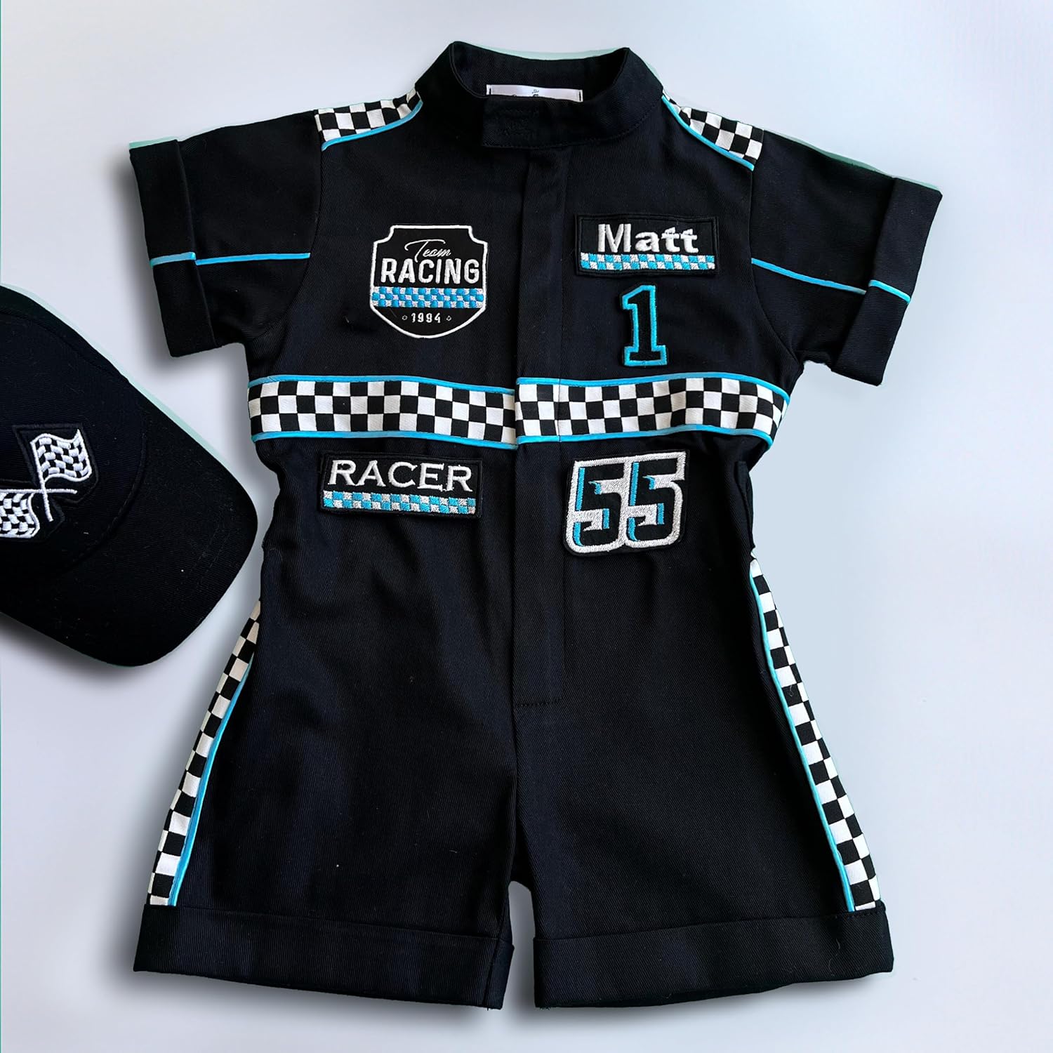 Handmade Race Car Driver Costume for Toddlers - 12-18 Months 1