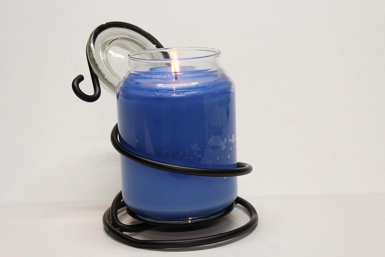 Wrought Iron Jar Holder - Handmade Amish Design