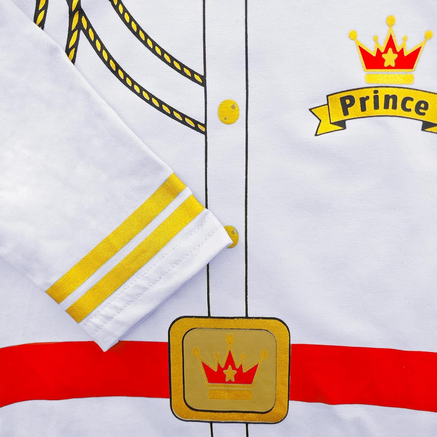 Baby Boys Prince Charming Costume Bodysuit Set