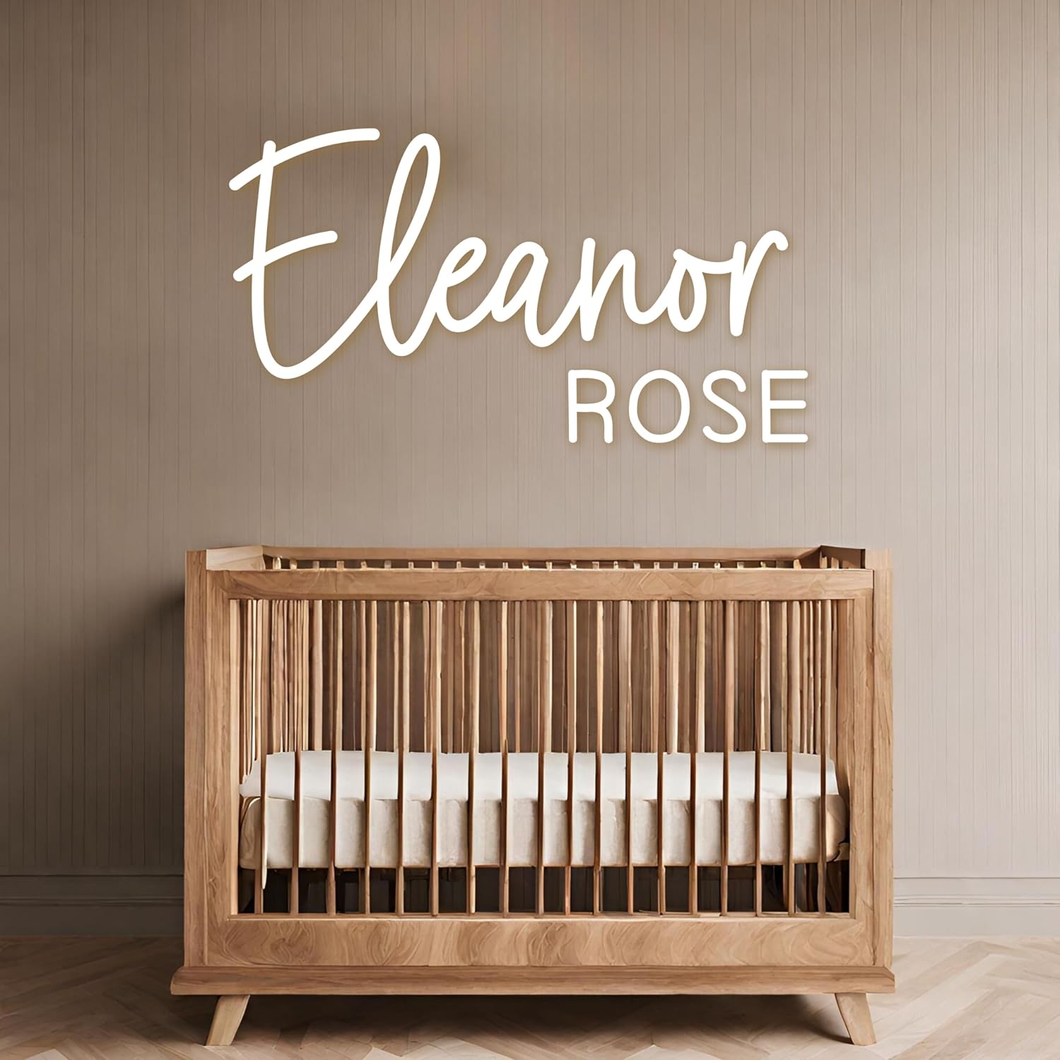 Yippee Daisy Baby Boy Name Sign - Custom Wooden Decor