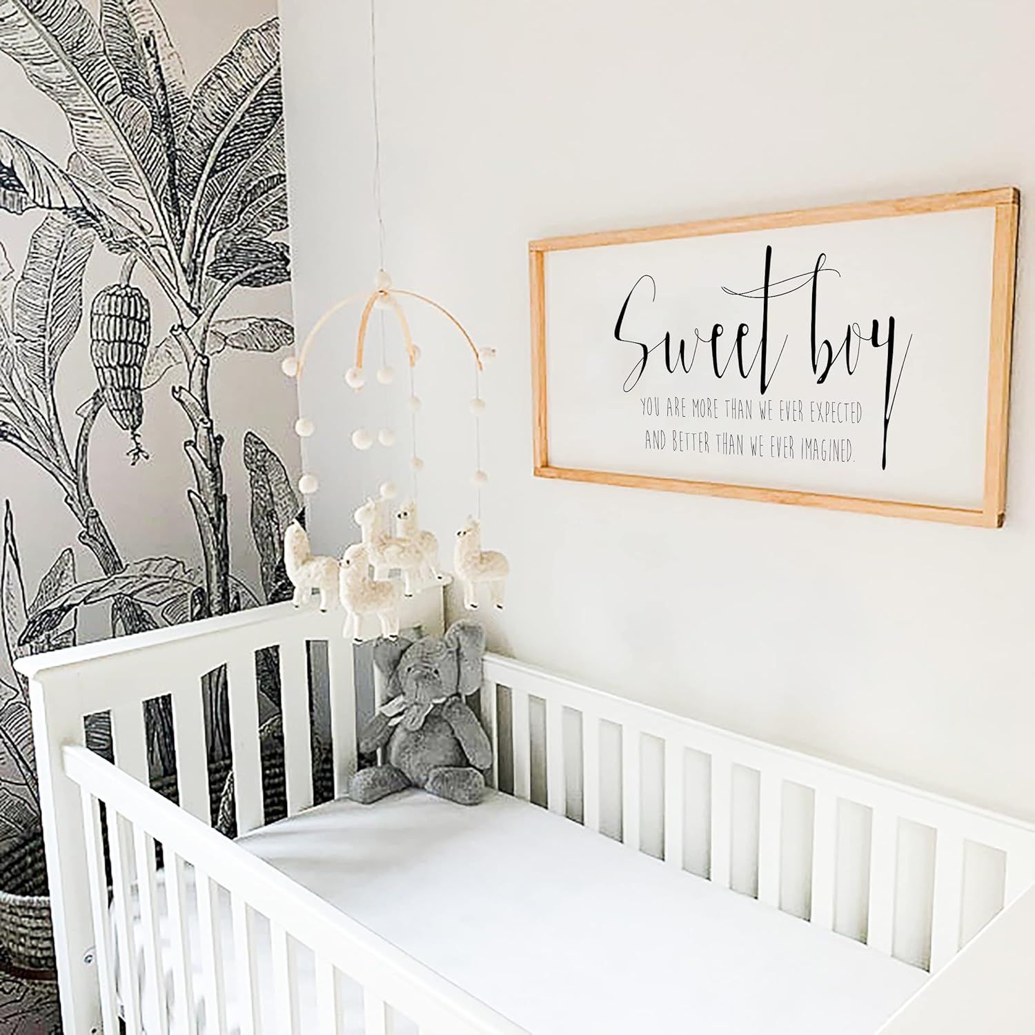 Meliora Craft Baby Boy Nursery Decor Sign