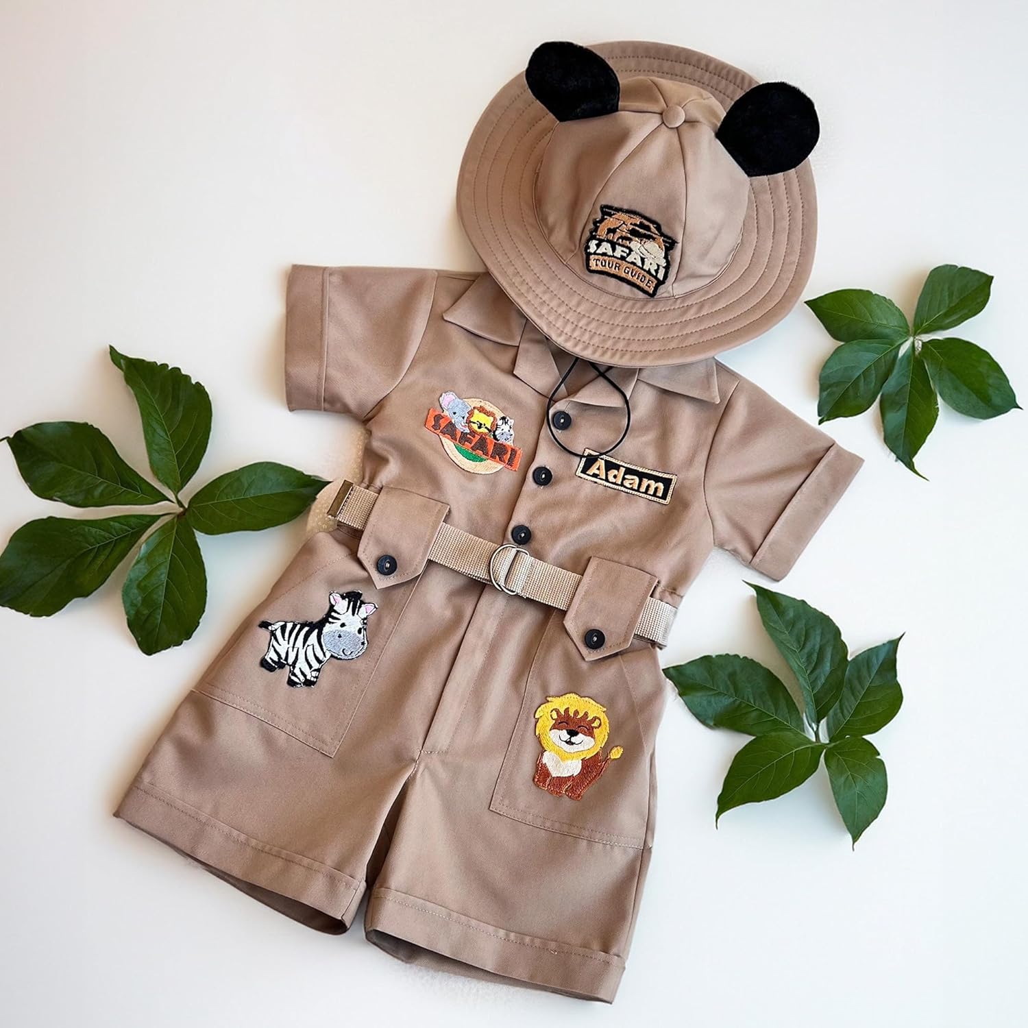 Personalized Safari Explorer Costume for Toddler