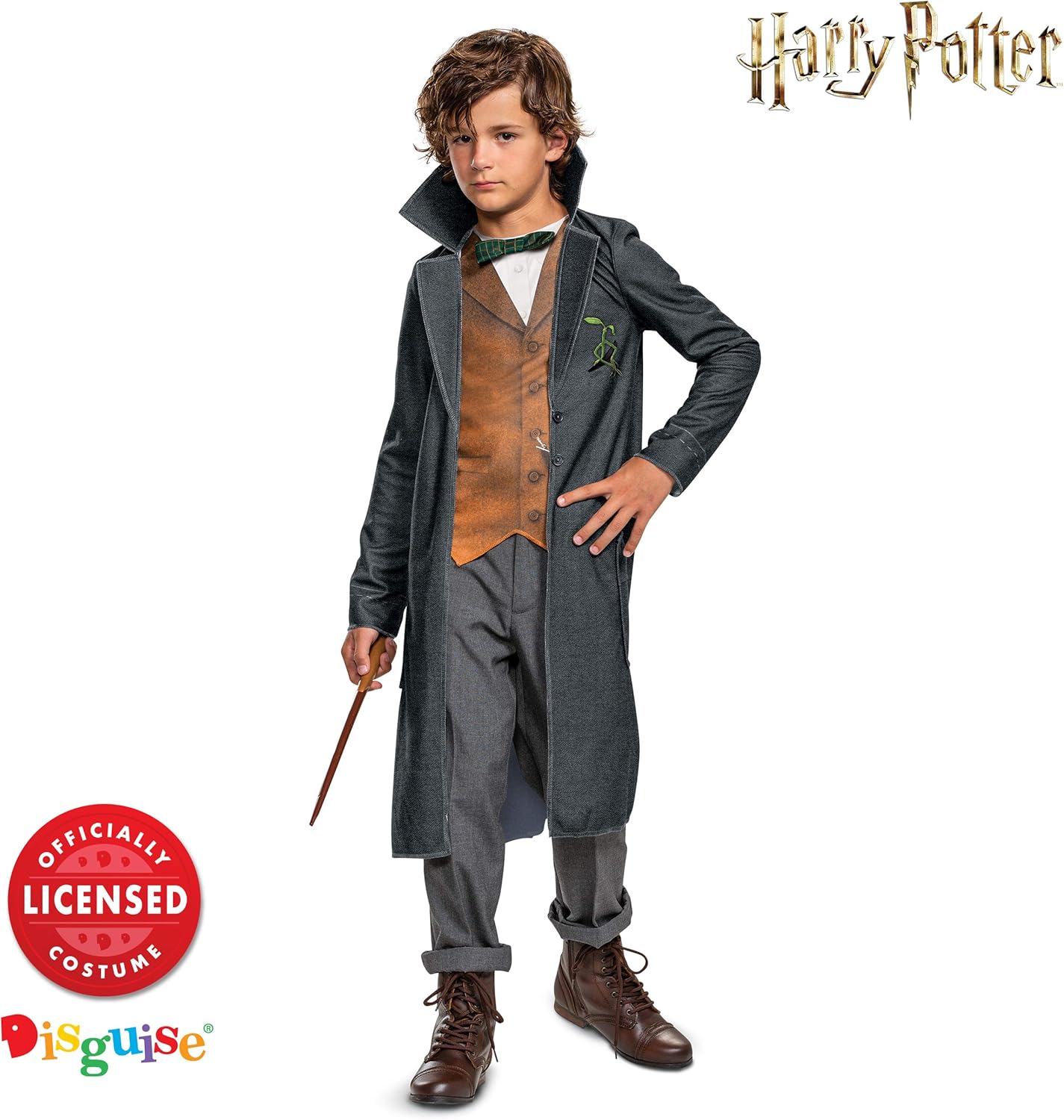 Newt Scamander Boys Costume - Harry Potter Deluxe Kids Outfit