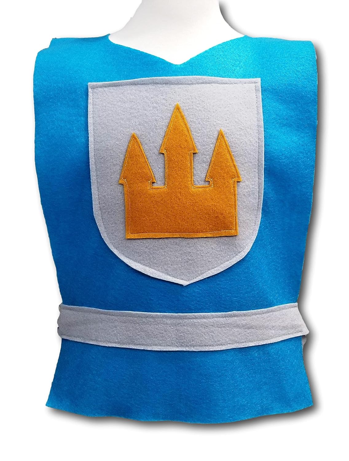 Medieval Knight Aqua Blue Baby Costume Tunic 1