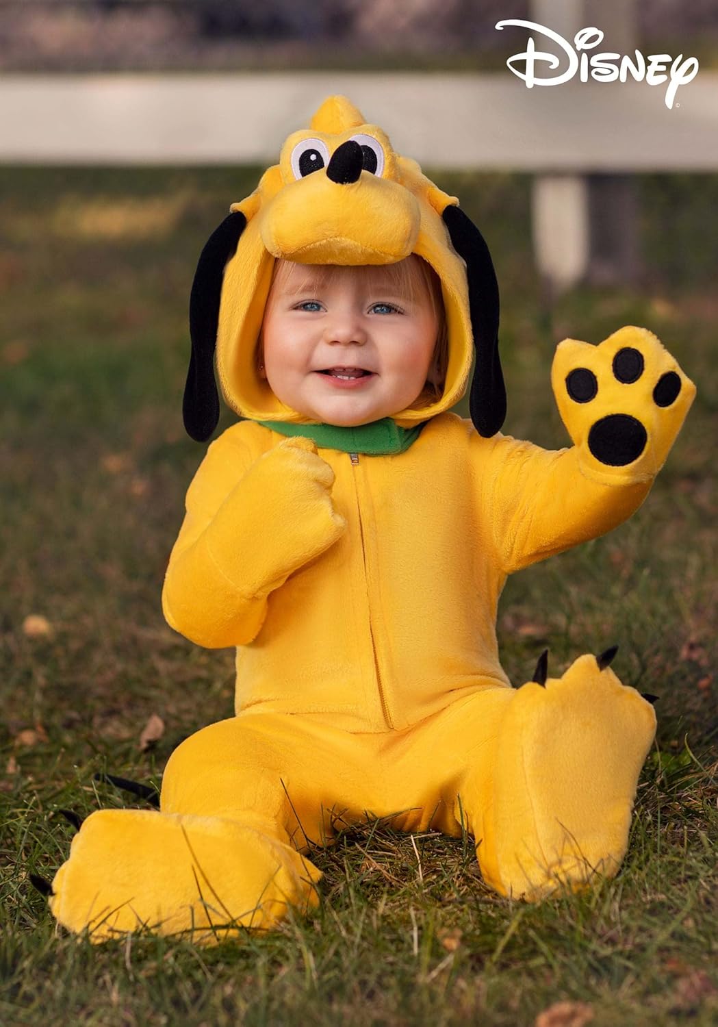 Infant Disney Pluoto Hooded Costume Onesie Jumpsuit
