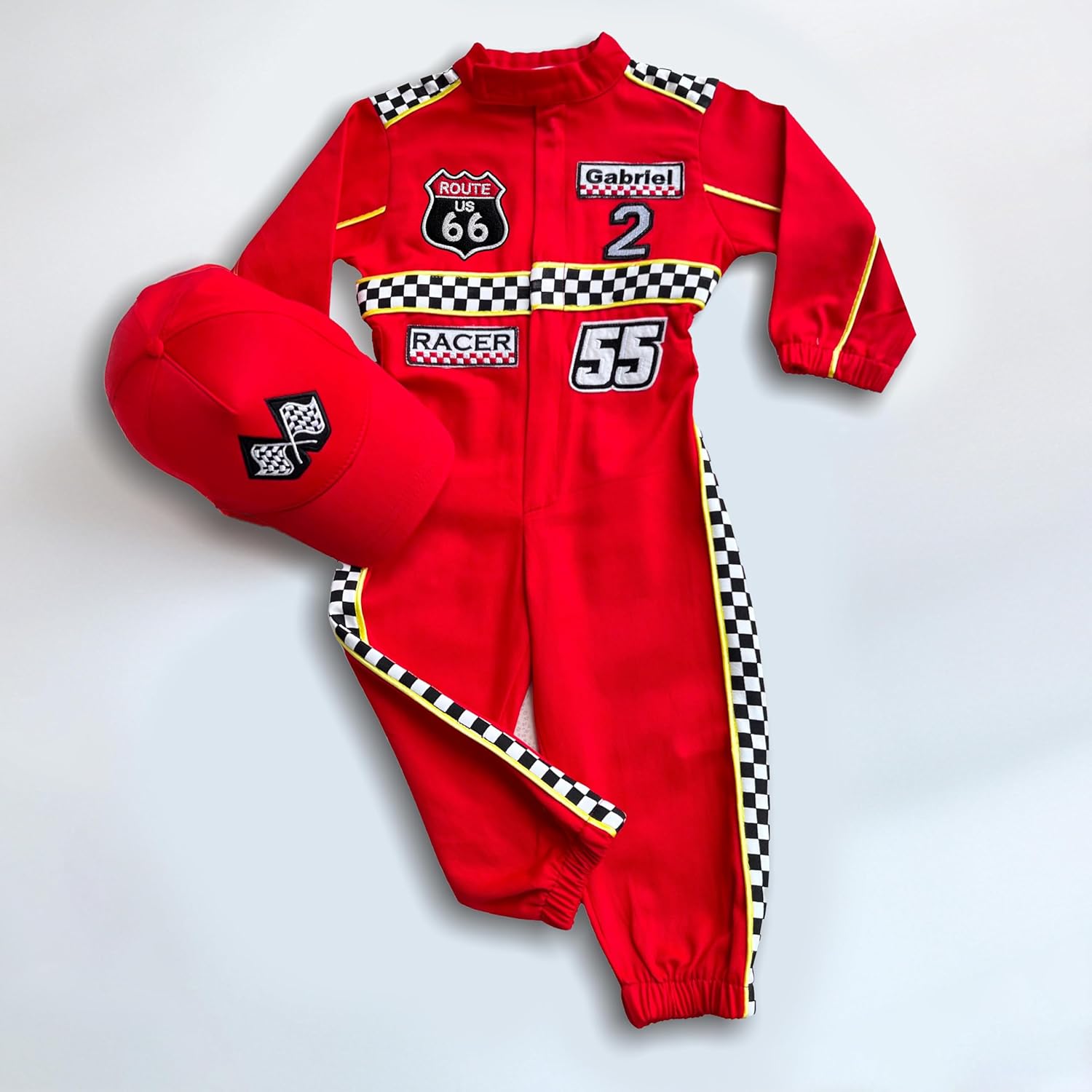 Handmade Race Car Driver Costume for Toddlers 2T