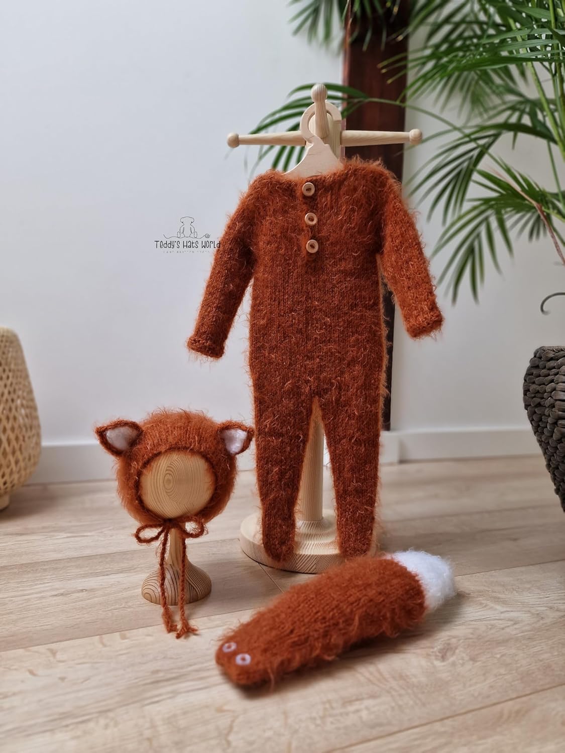 Cute Baby Fox Costume Set 1-3 Months