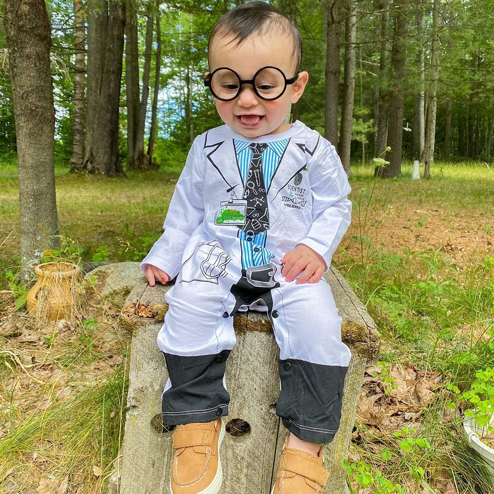 LENSOUS Baby Boys Doctor Costume Bodysuit