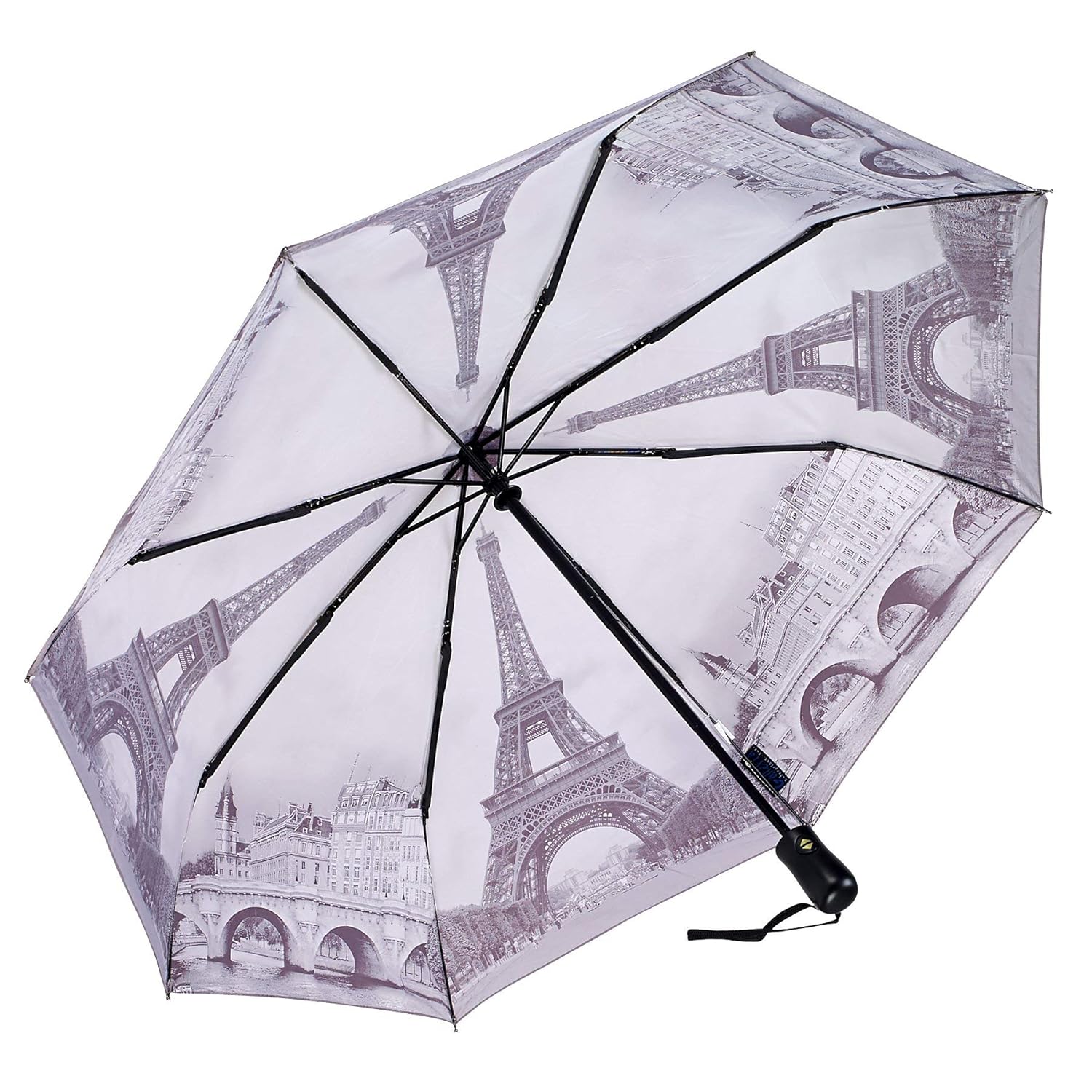Galleria-Paris Large Portable Folding Umbrella 48 Arc