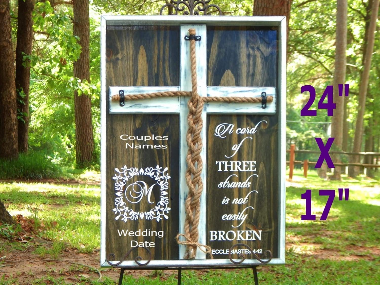 Unity Braids Wedding Braid Sign 24x17 Inches