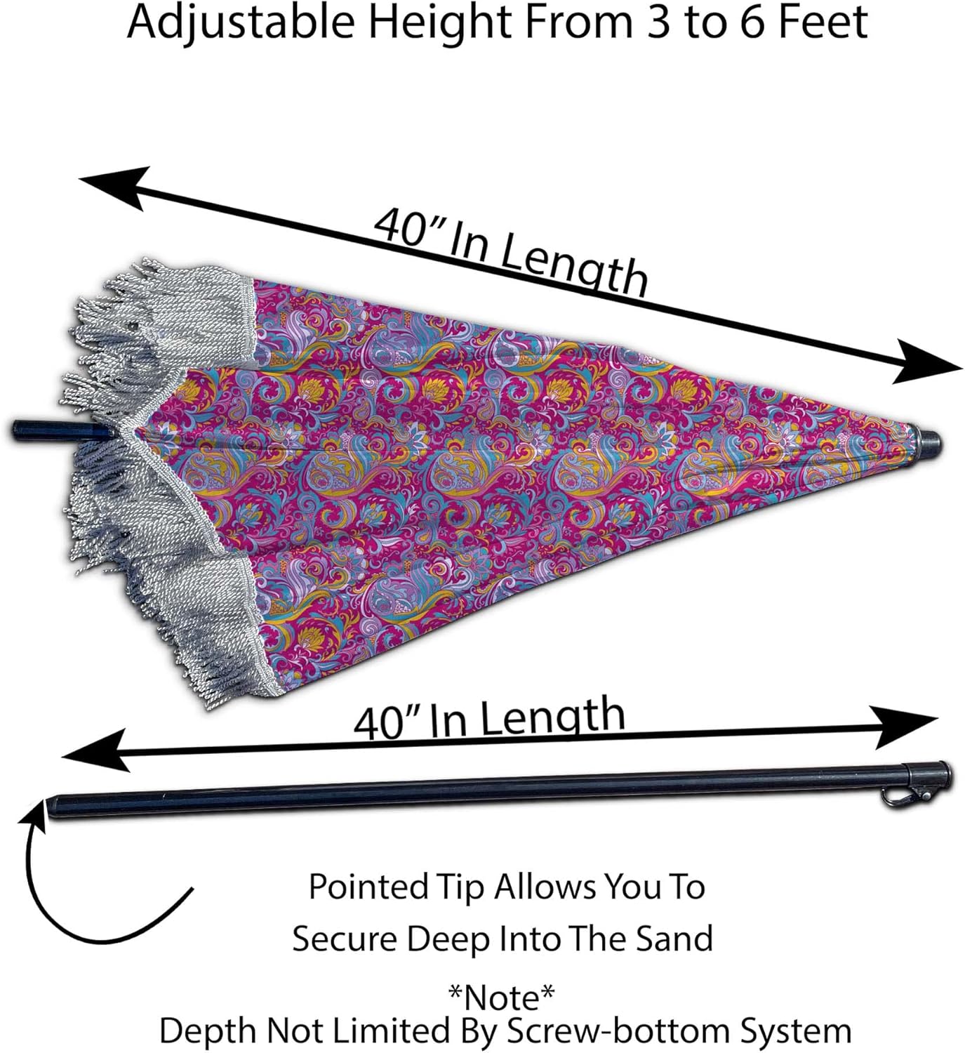 Beach Brella Best Beach Umbrella with Sand Anchor