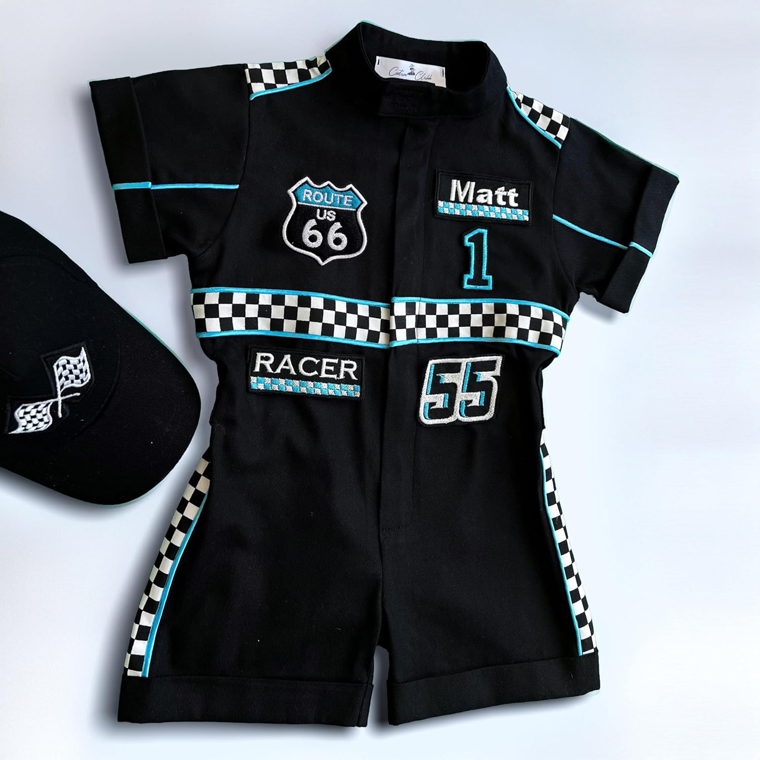 Handmade Race Car Driver Costume for Toddlers - 12-18 Months 1