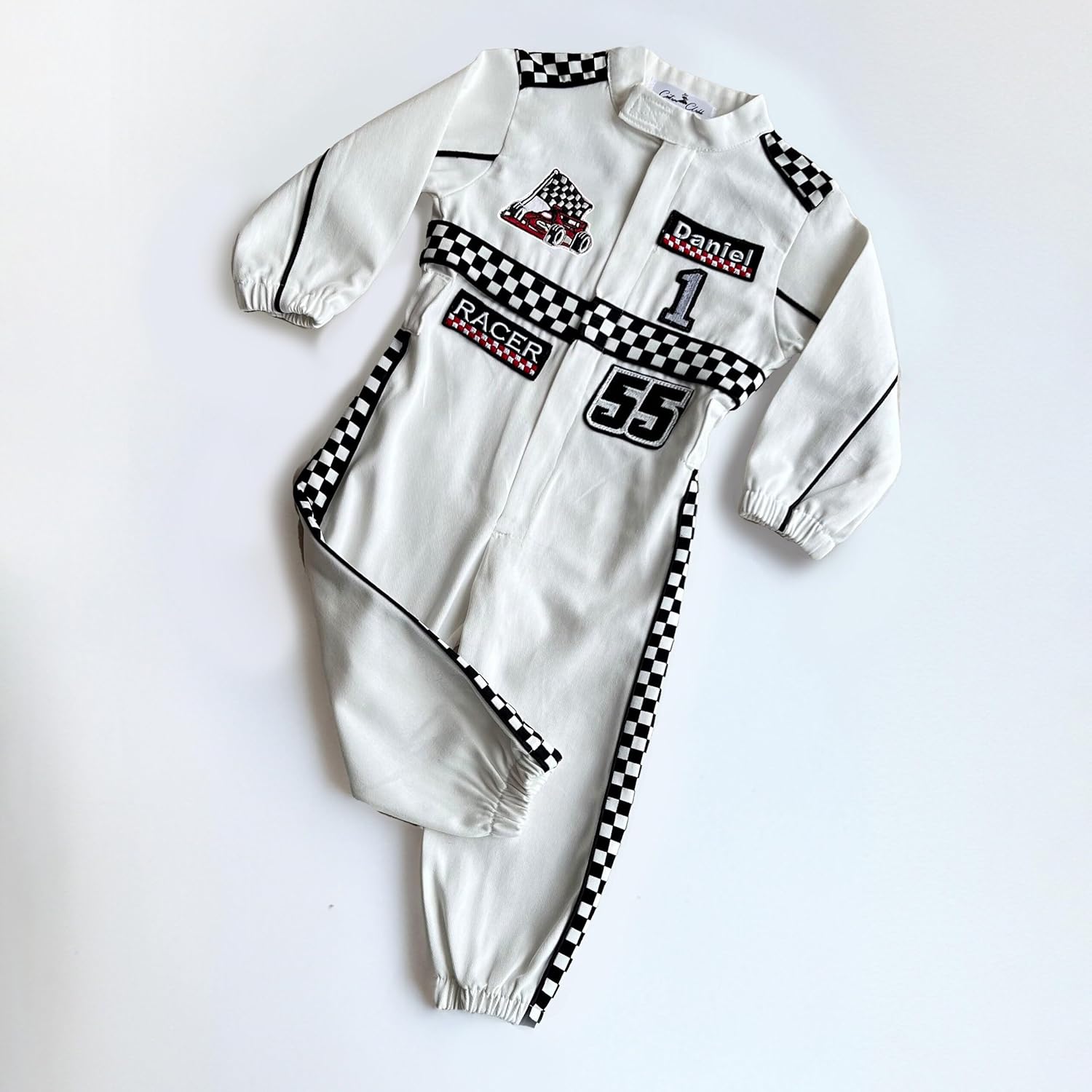 Handmade Race Car Driver Costume for Toddlers - 2T 1