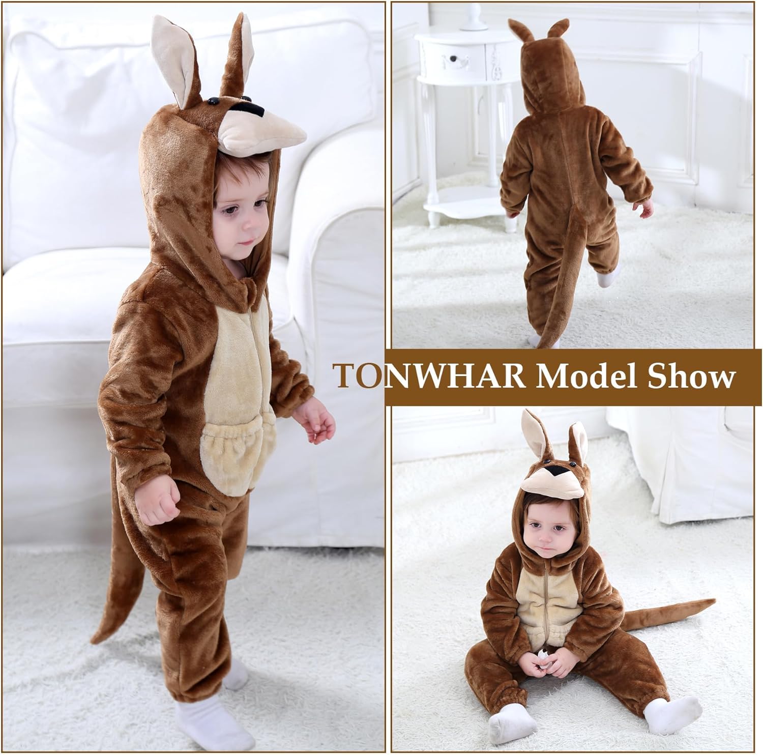 TONWHAR Baby Animal Costume Romper for Boys Girls