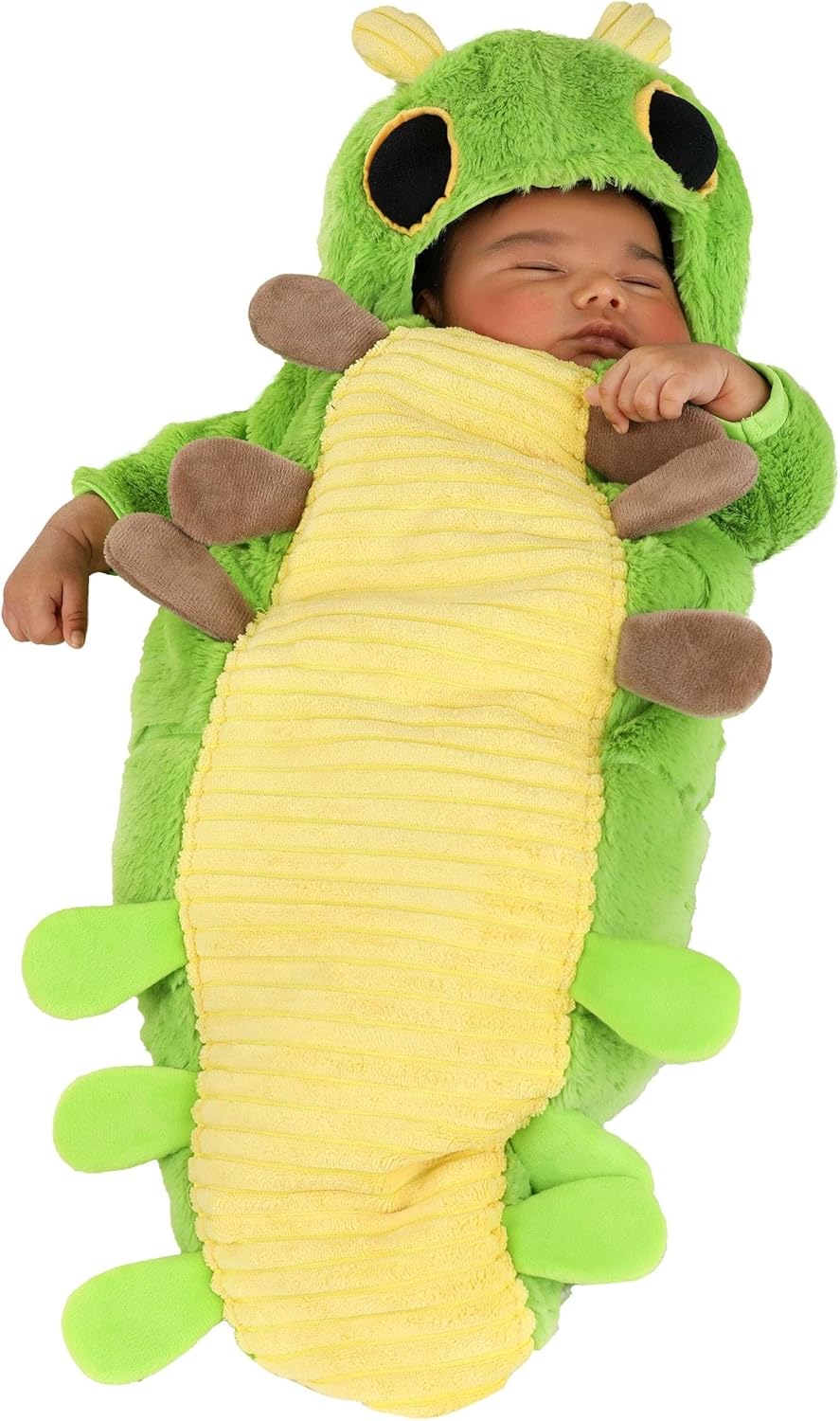 Green Caterpillar Infant Halloween Costume Bunting