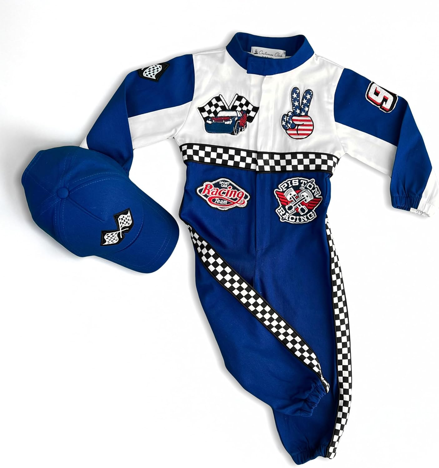 Handmade Race Car Driver Costume for Toddlers 1