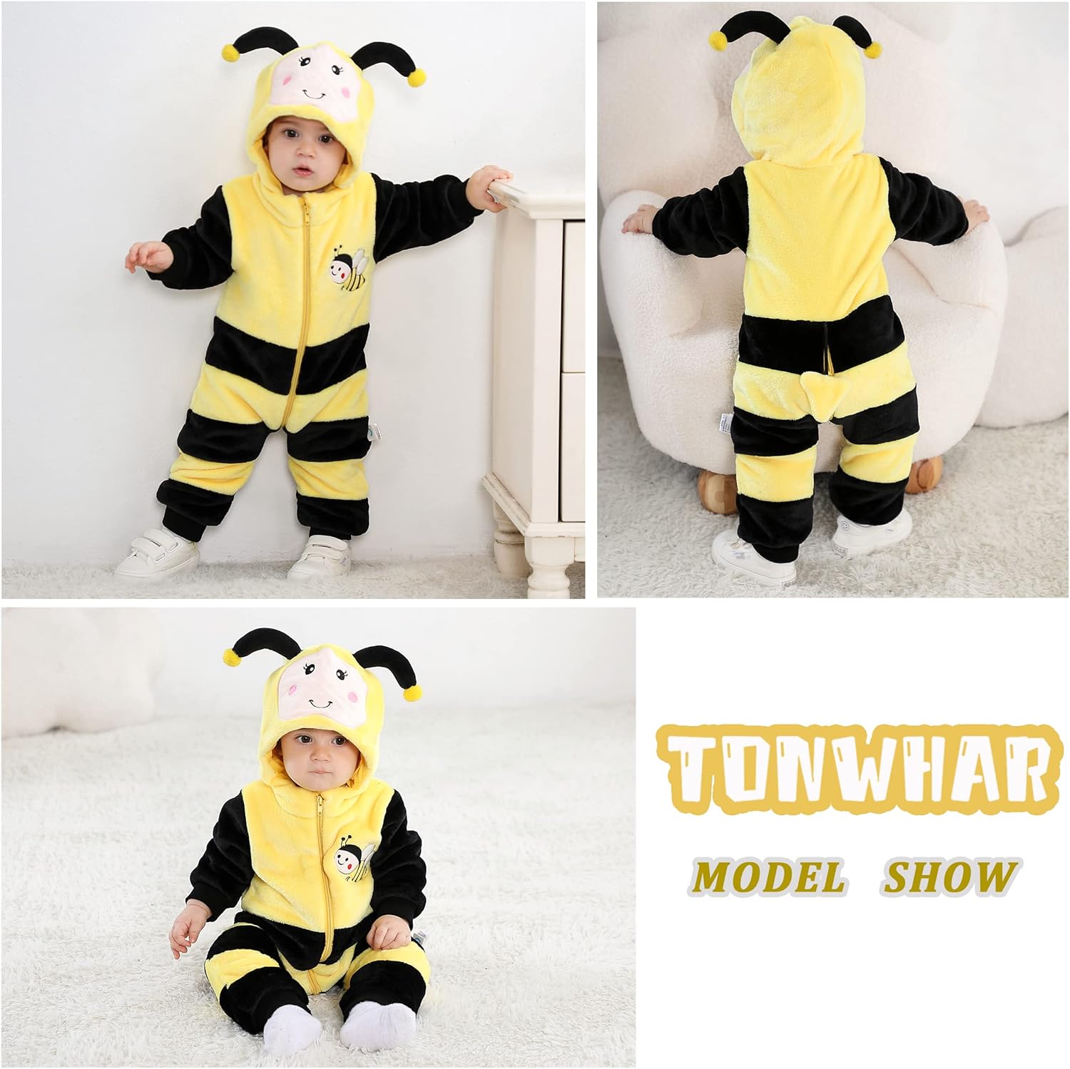TONWHAR Baby Animal Onesie Halloween Costume