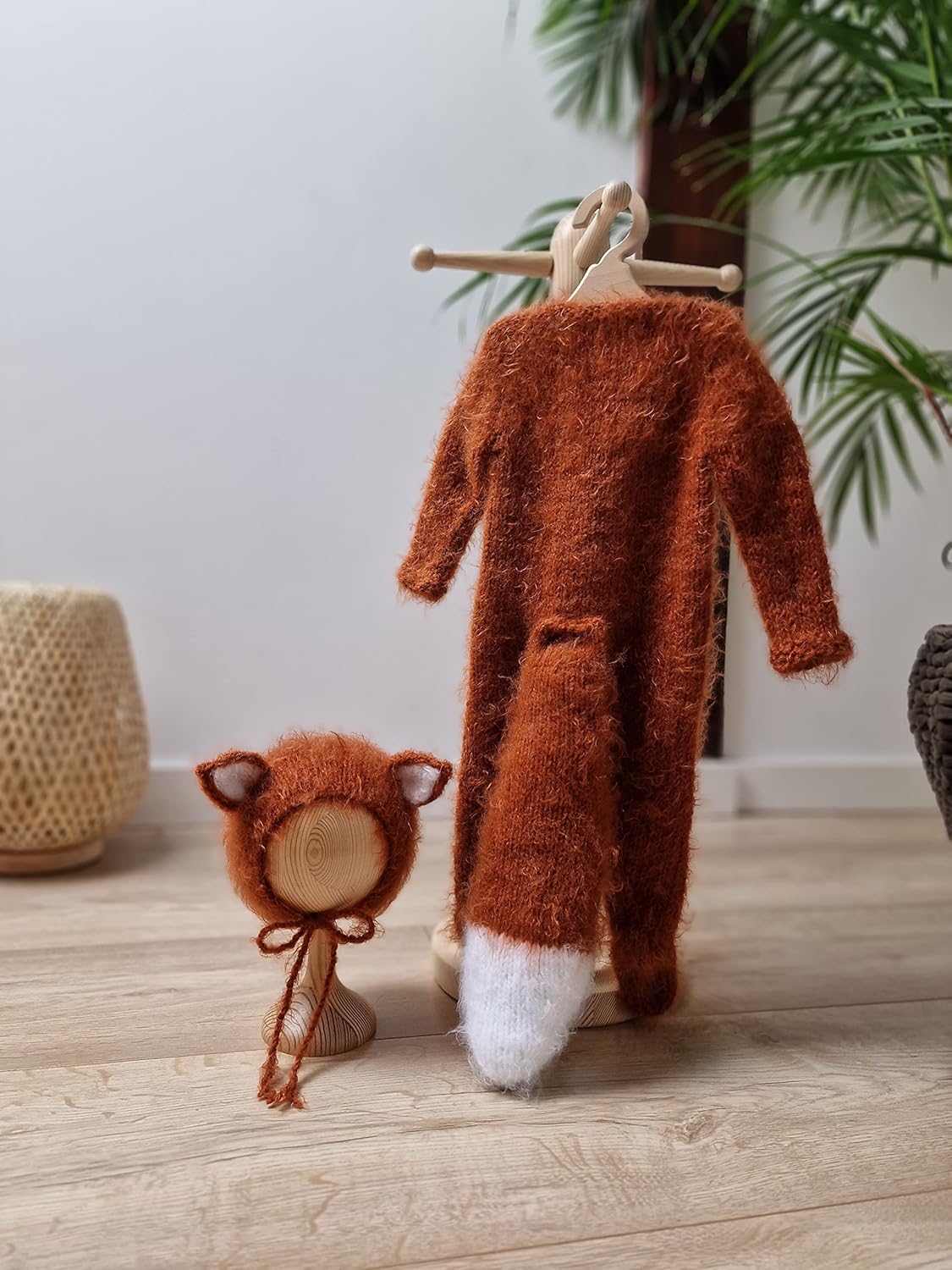 Handmade Baby Fox Costume for Newborn