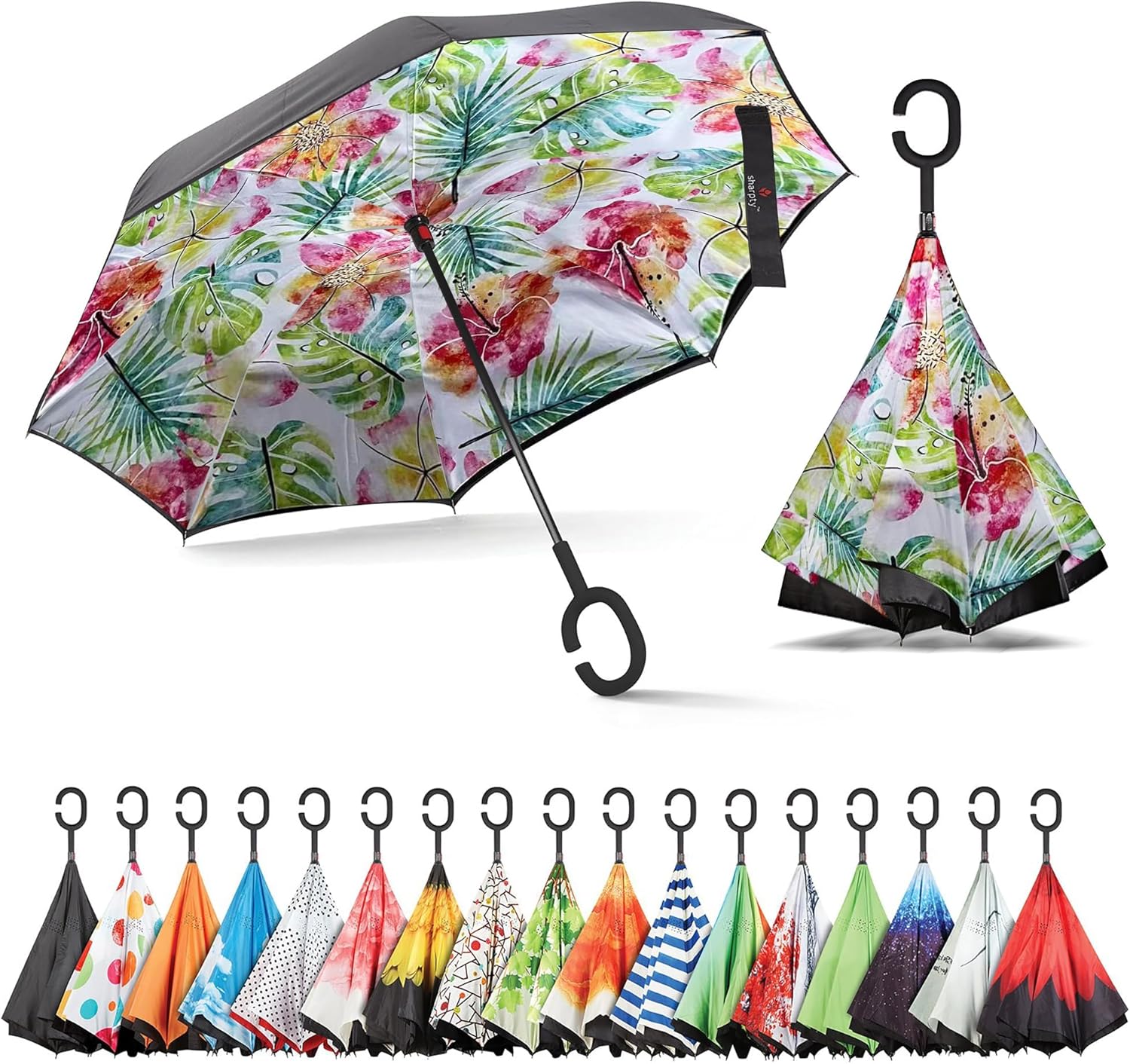 Sharpty Inverted Windproof Umbrella for Women