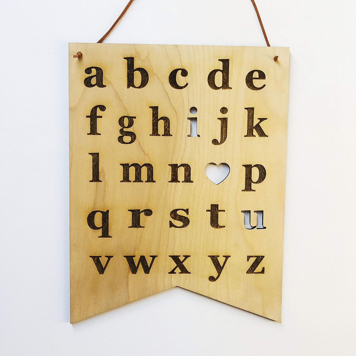 Handmade I Love You Alphabet Wall Sign 1