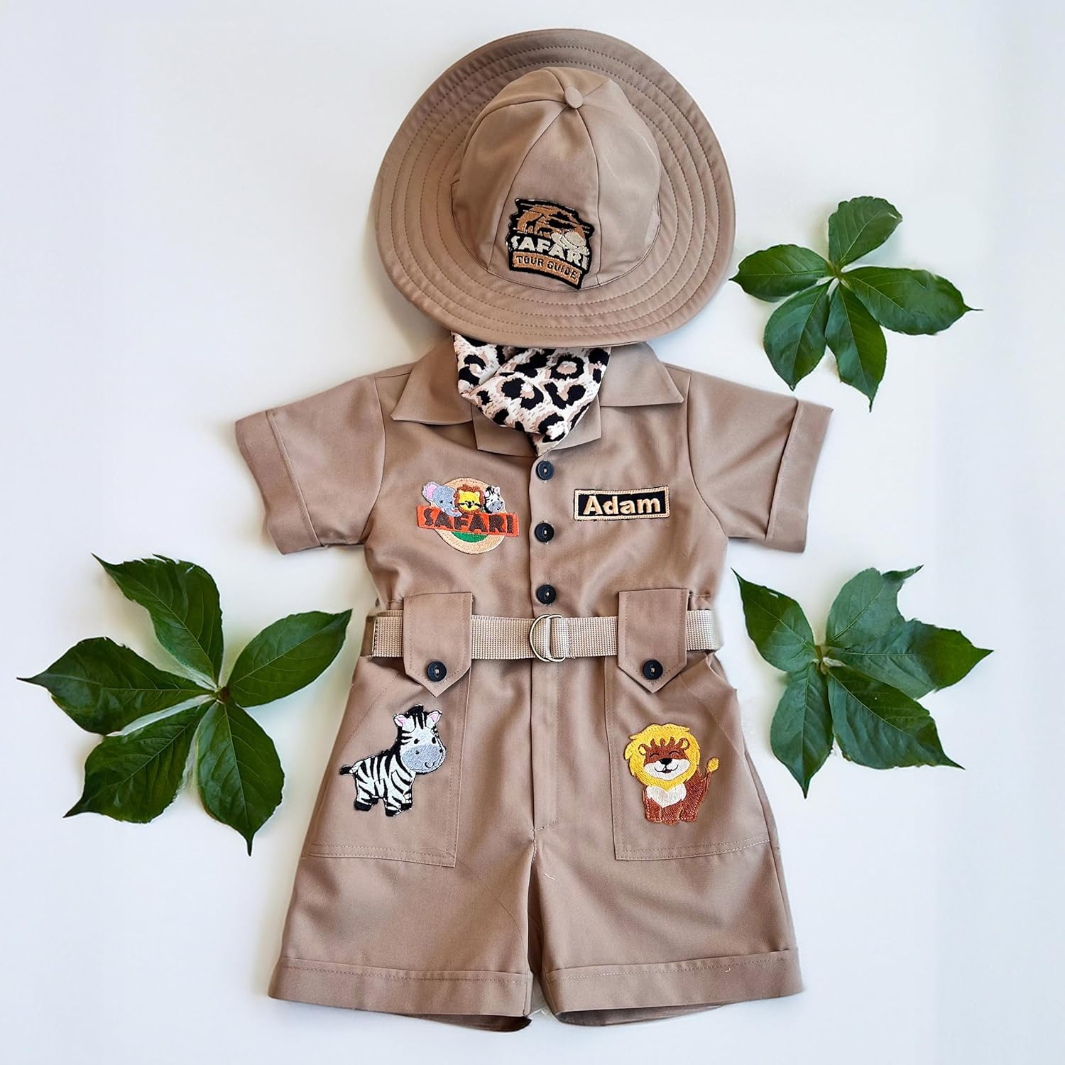 Personalized Safari Explorer Costume for Toddler