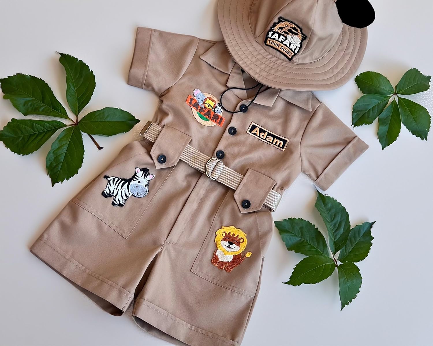 Personalized Safari Explorer Costume for Toddler