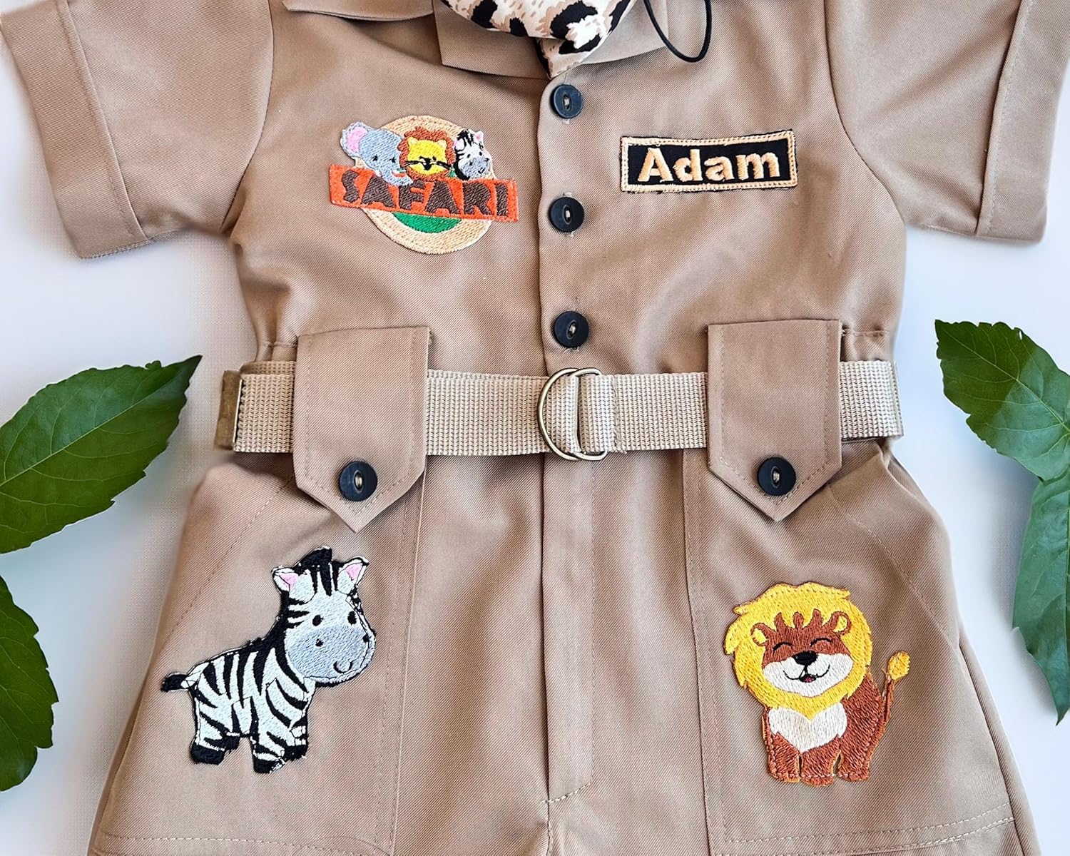 Personalized Safari Explorer Costume for Toddler