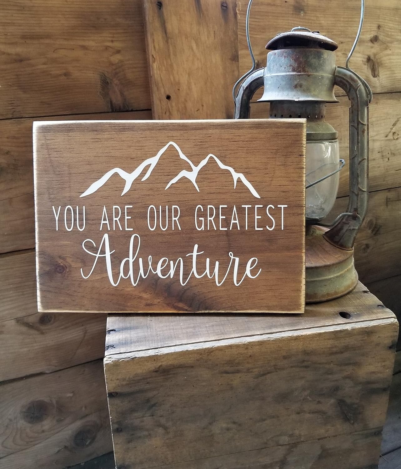 You Are Our Greatest Adventure Wood Sign 1