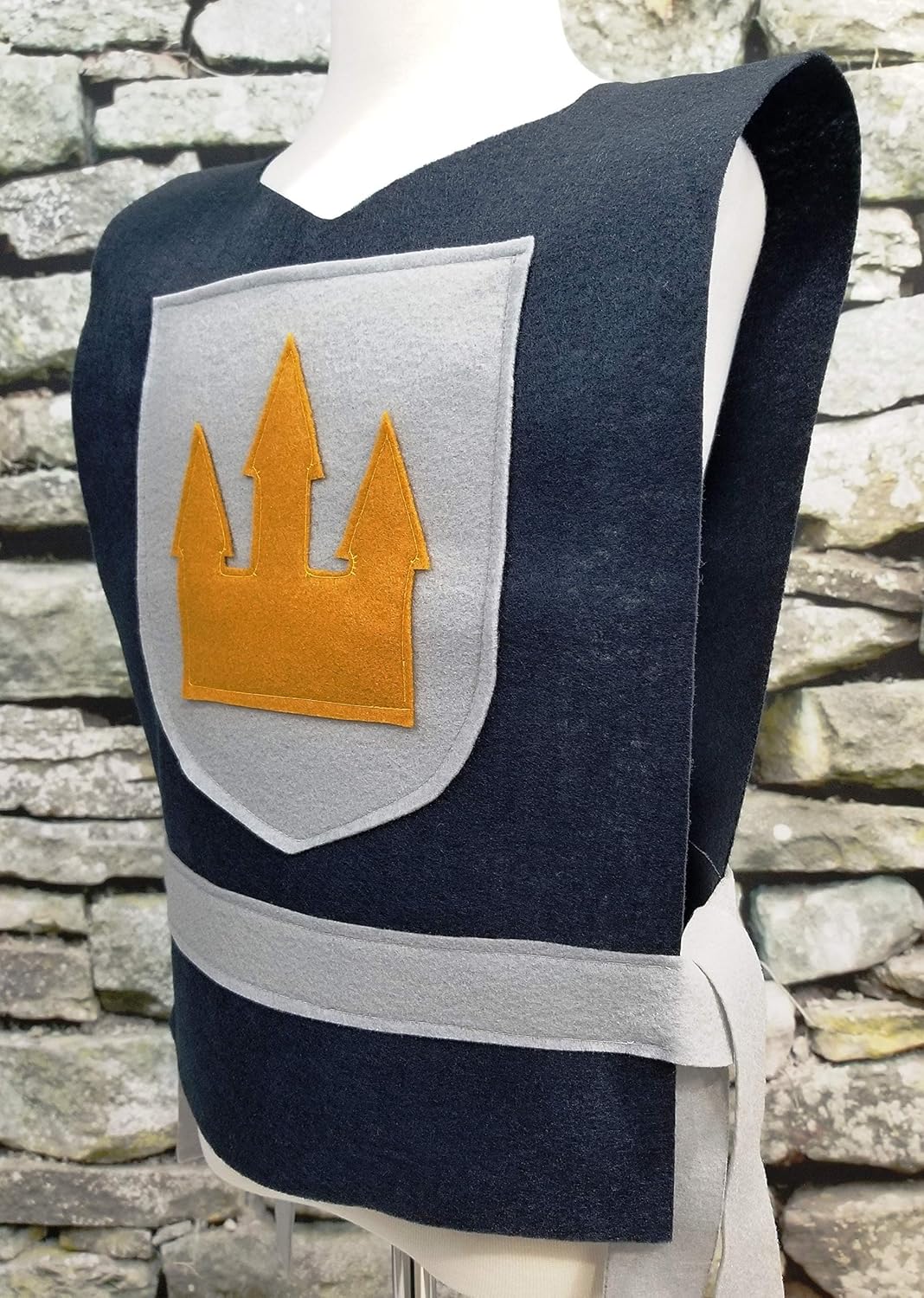 Medieval Knight Grey Tunic Baby Costume