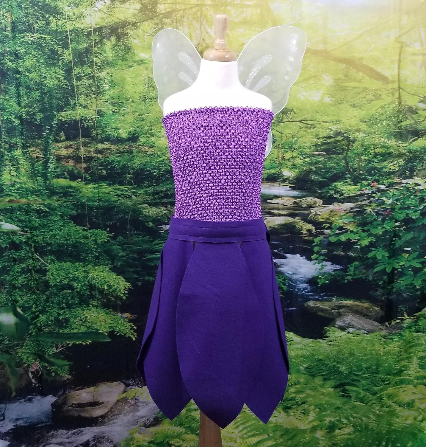 Purple Flying Fairy Costume for Boys
