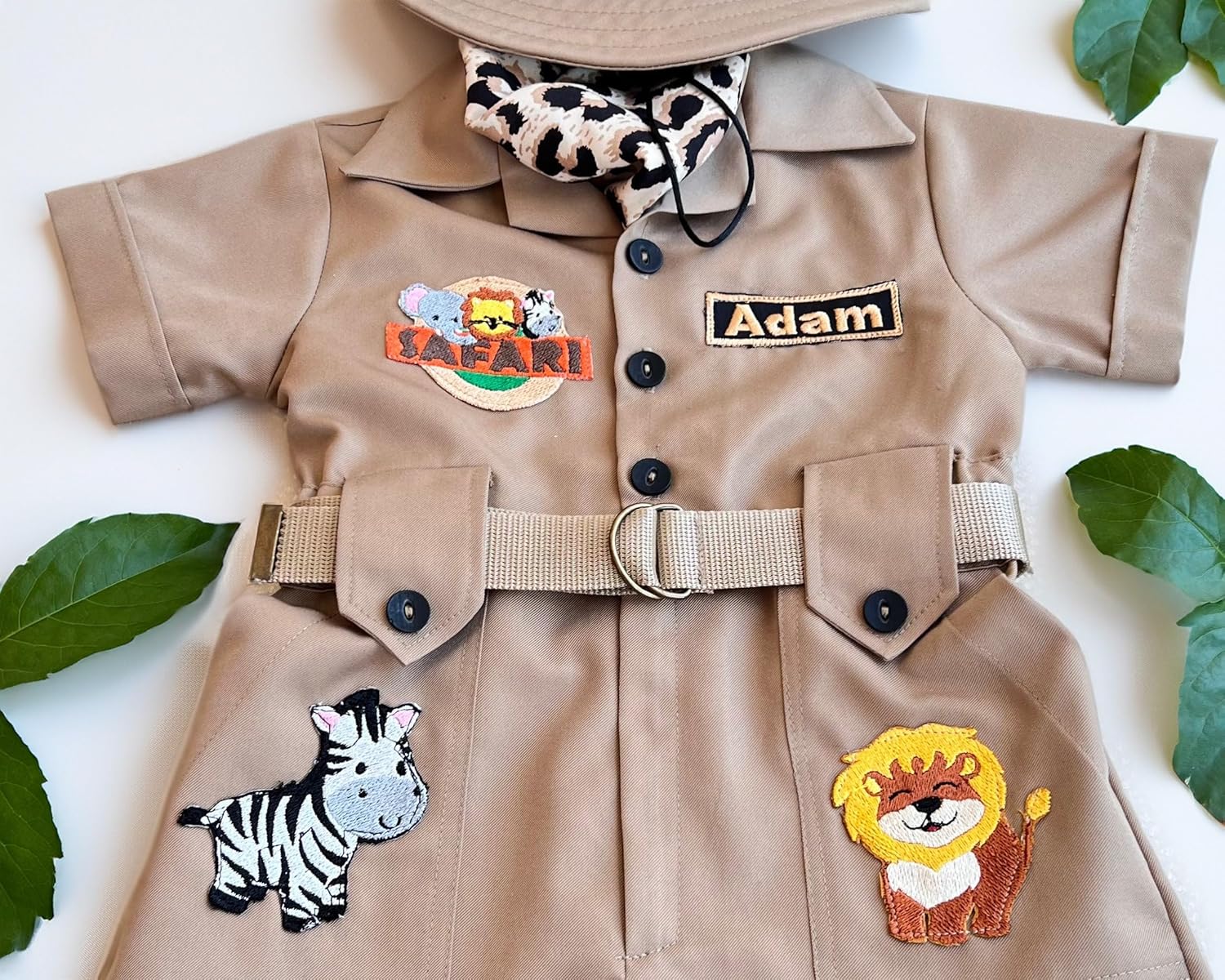 Personalized Safari Explorer Costume for Toddler