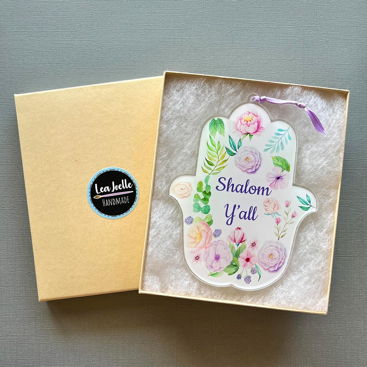 Lea Joelle Hamsa and Mezuzah Gift Set