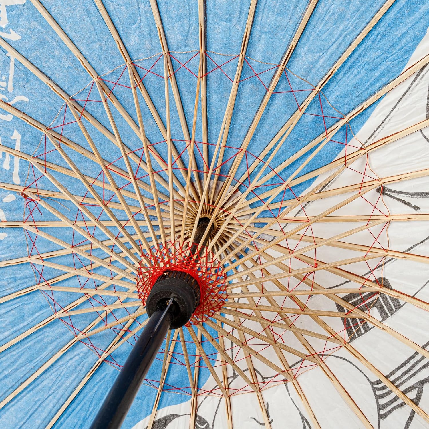 THY COLLECTIBLES 43 Samurai Print Paper Parasol 1