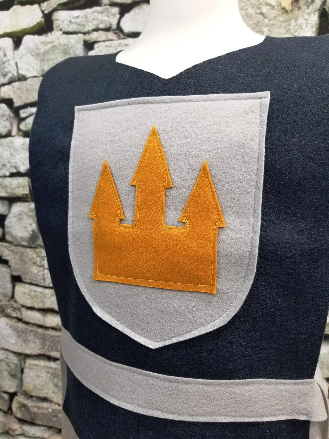 Medieval Knight Grey Tunic Baby Costume
