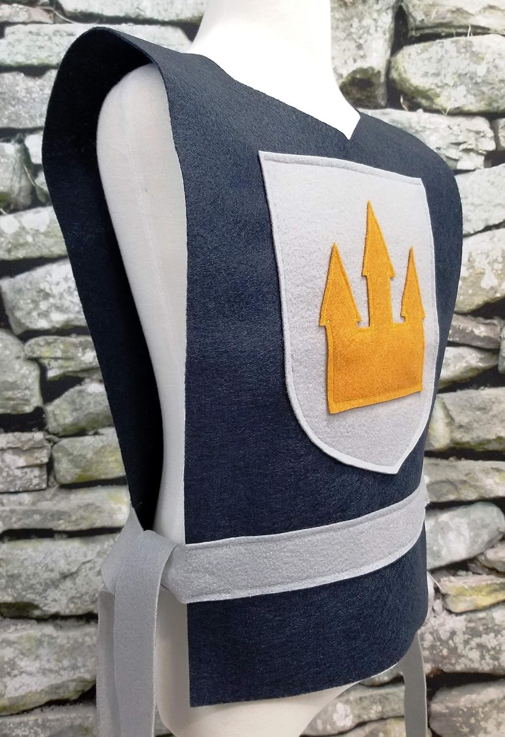 Medieval Knight Grey Tunic Baby Costume