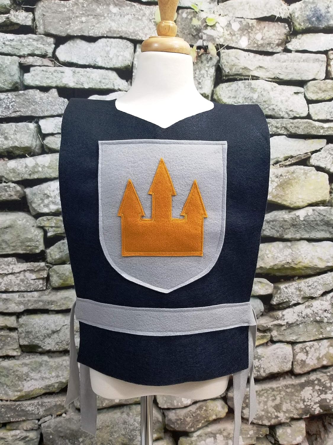 Medieval Knight Grey Tunic Baby Costume