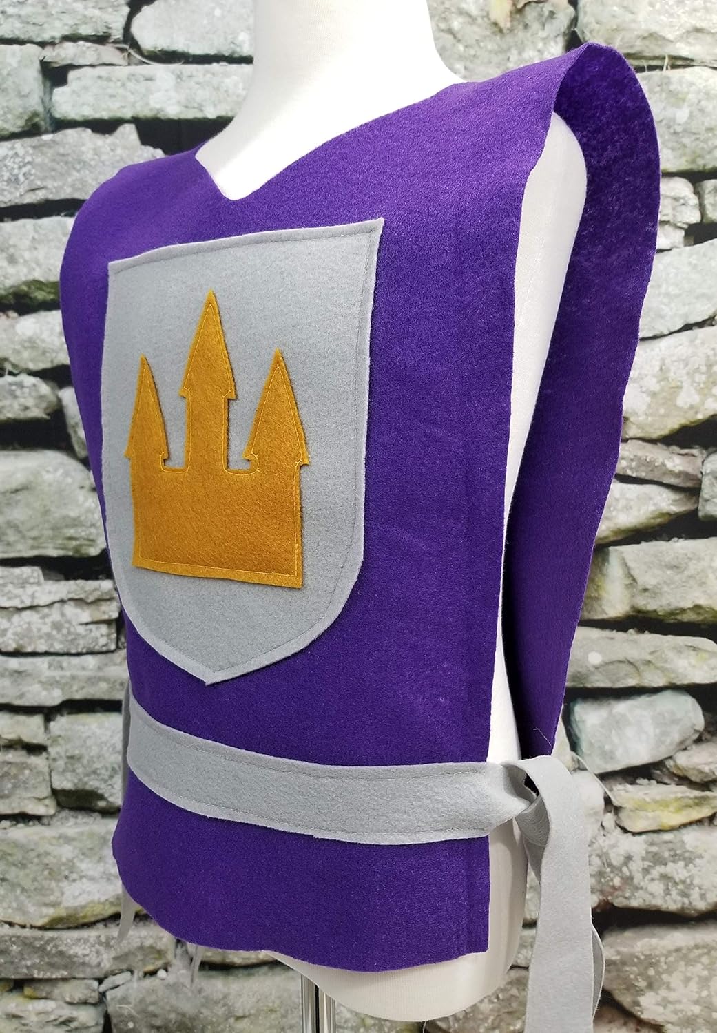 Medieval Knight Purple Tunic for Baby - Kids Teens Sizes