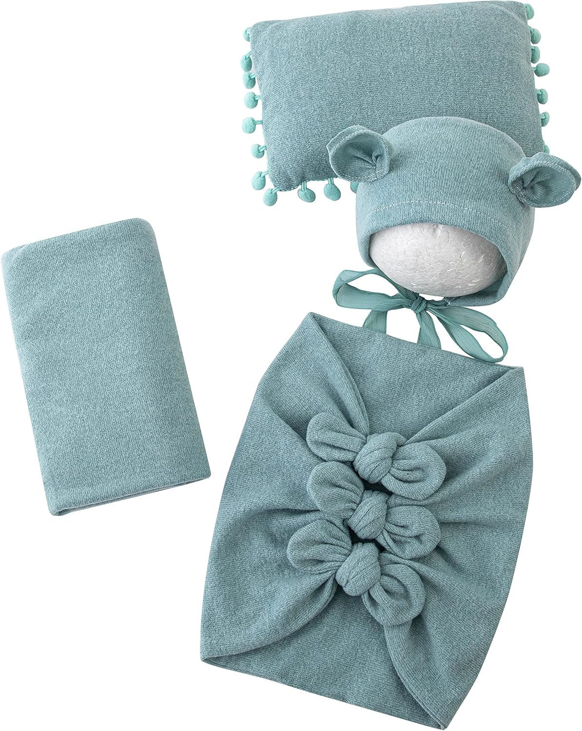 Vemonllas Baby Photography Props Set of 4 for Newborns