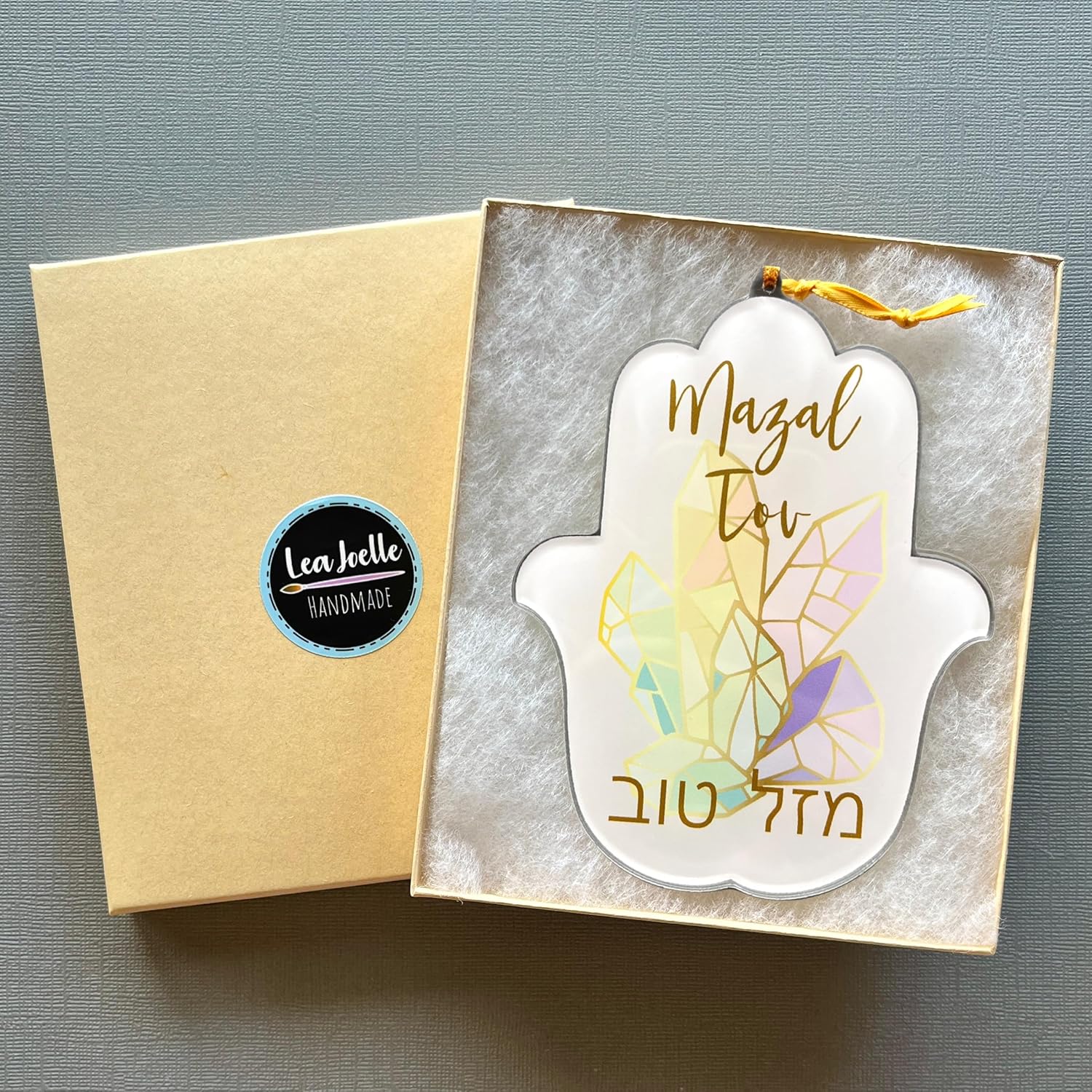 Lea Joelle Hamsa and Mezuzah Gift Set 1
