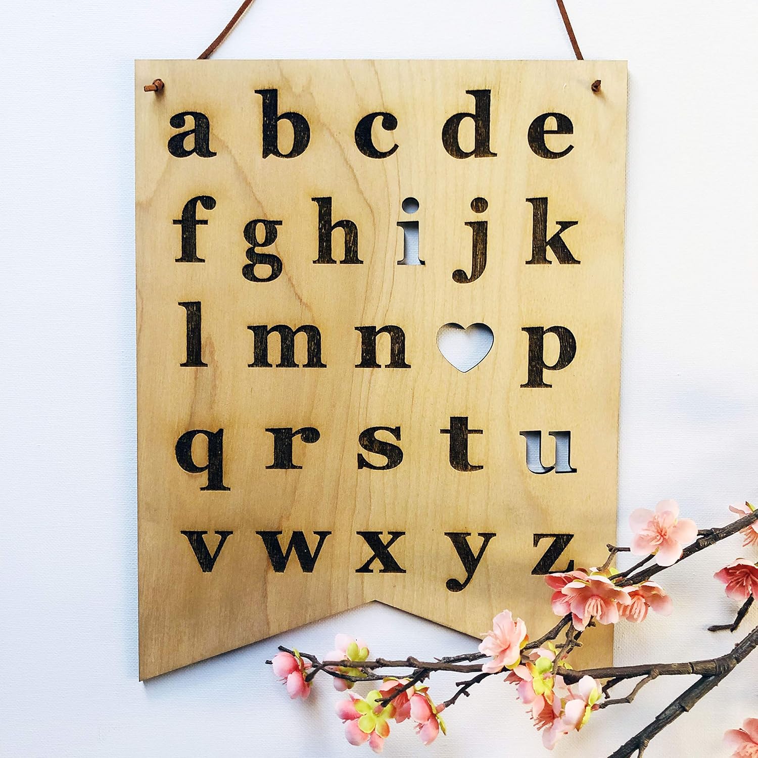 Handmade I Love You Alphabet Wall Sign 1