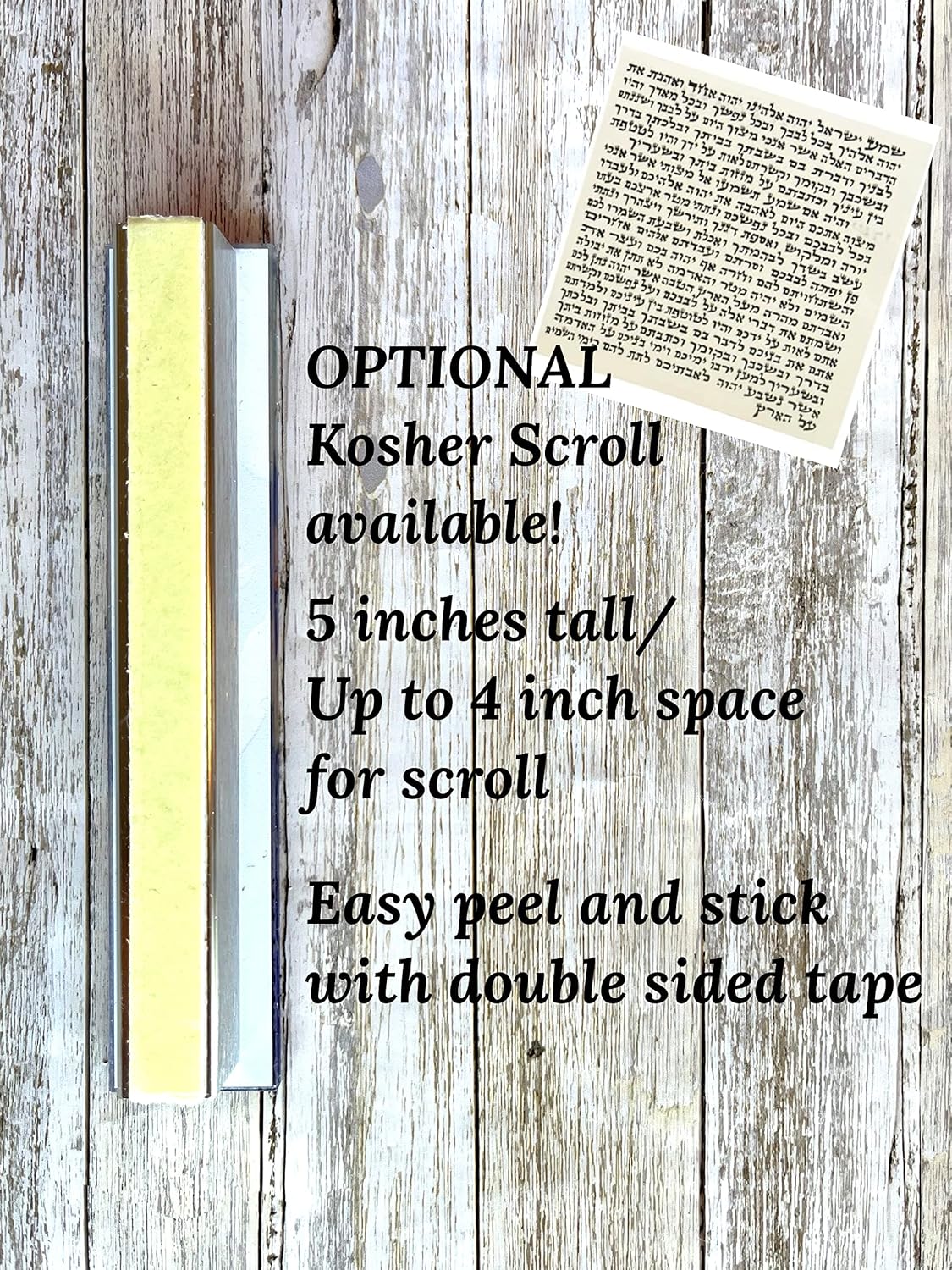 Lea Joelle Handmade Mezuzah Scroll Case