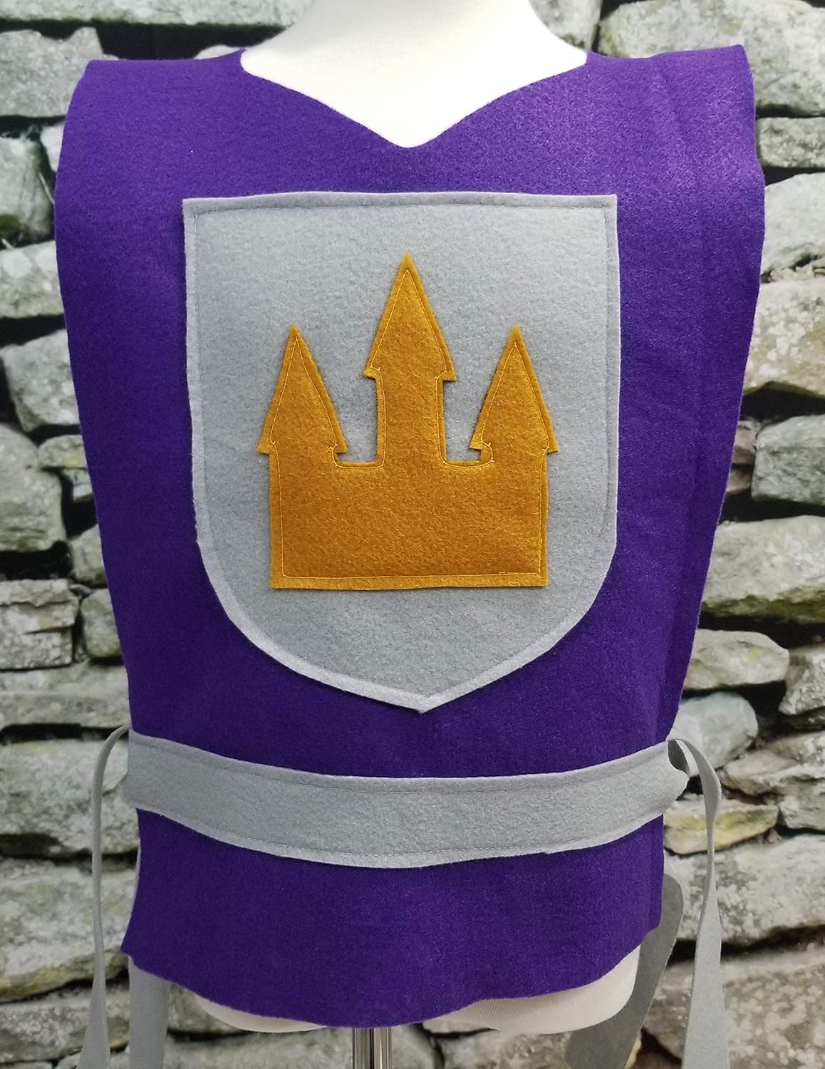 Medieval Knight Purple Tunic for Baby - Kids Teens Sizes