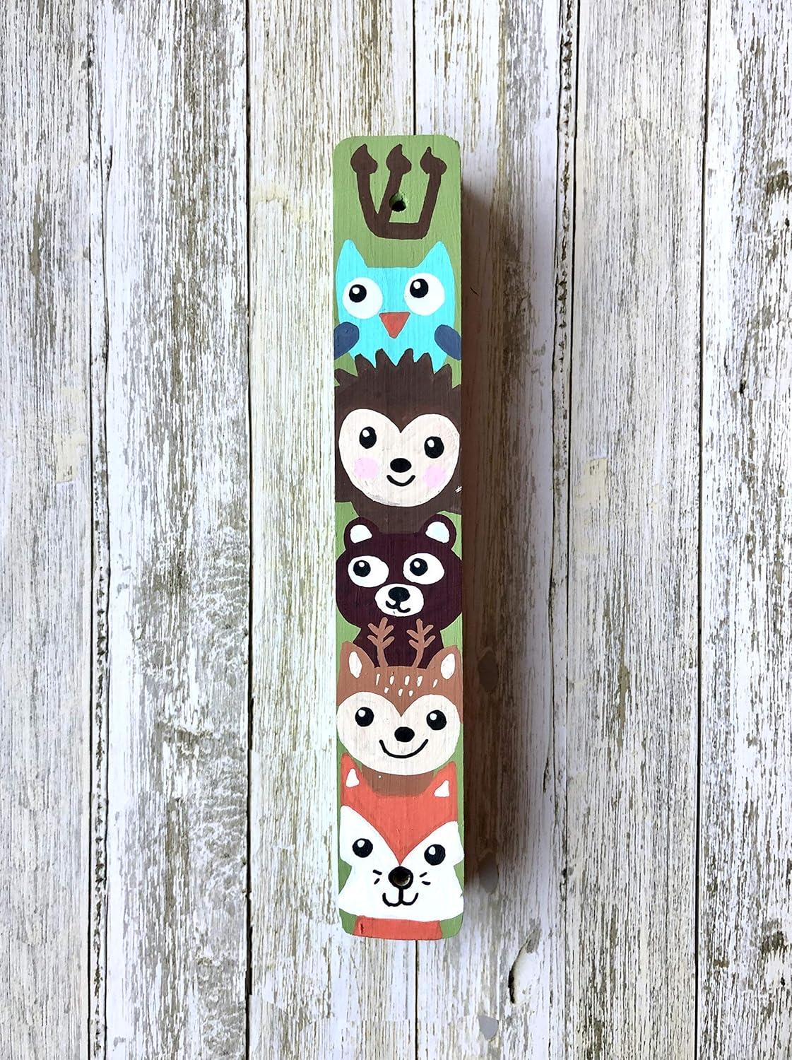 Lea Joelle Mezuzah Scroll Case Green