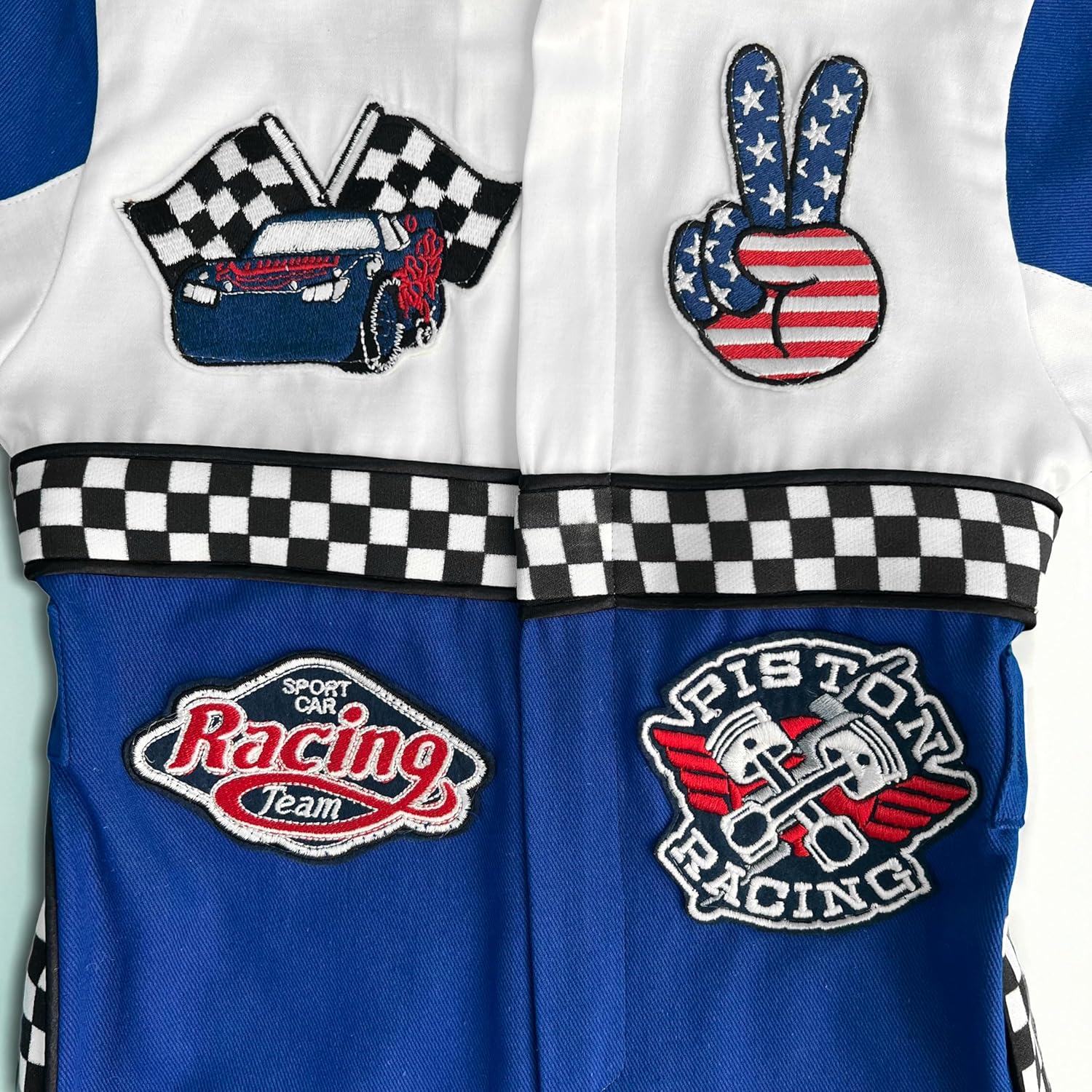 Handmade Race Car Driver Costume for Toddlers 1