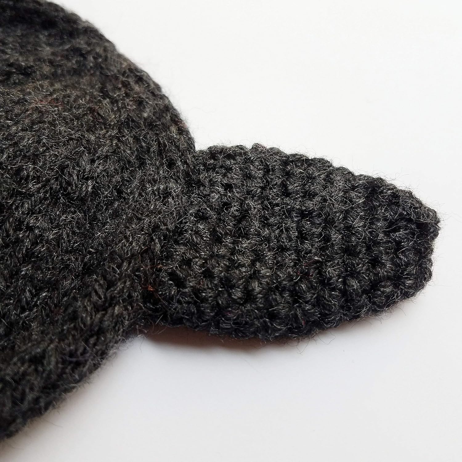 Little Fox Nerdy Knits Black Cat Beanie Halloween Costume Hat