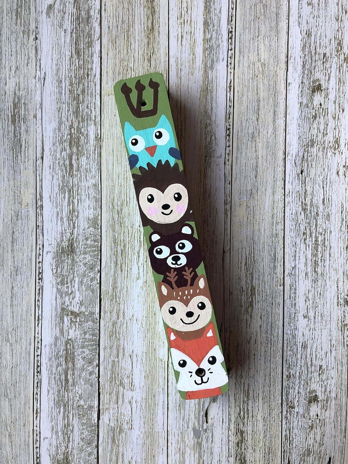 Lea Joelle Mezuzah Scroll Case Green