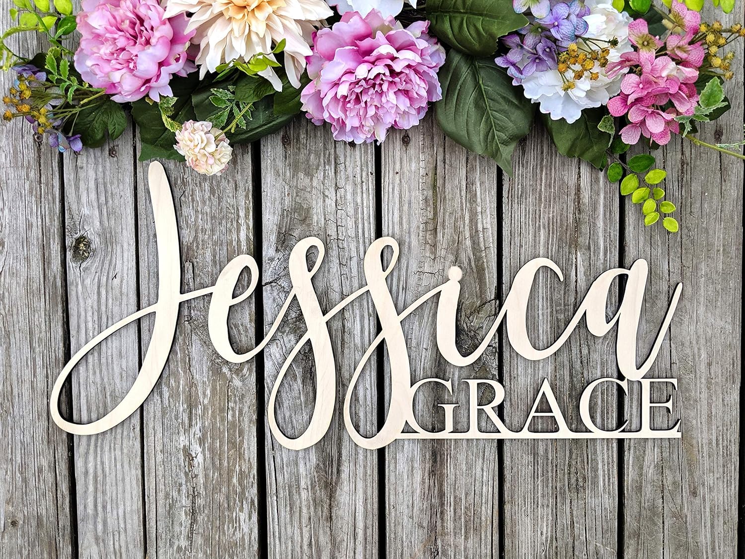 Large 30 Inch Custom Kids Name Sign